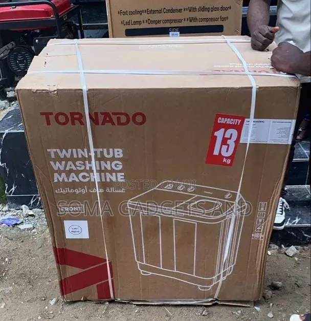 Century and Tornado Washing Machine 8kg and 13kg Available