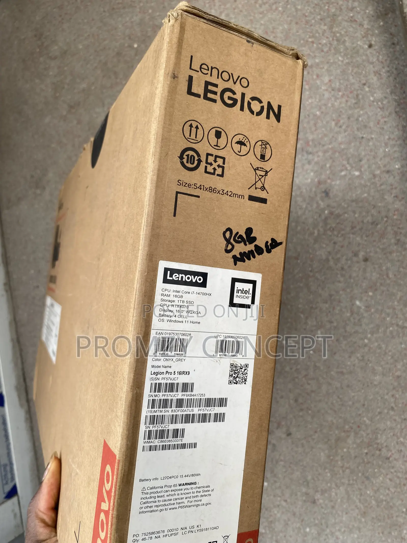 New Laptop Lenovo Legion 5 16GB Intel Core i7 SSD 1T
