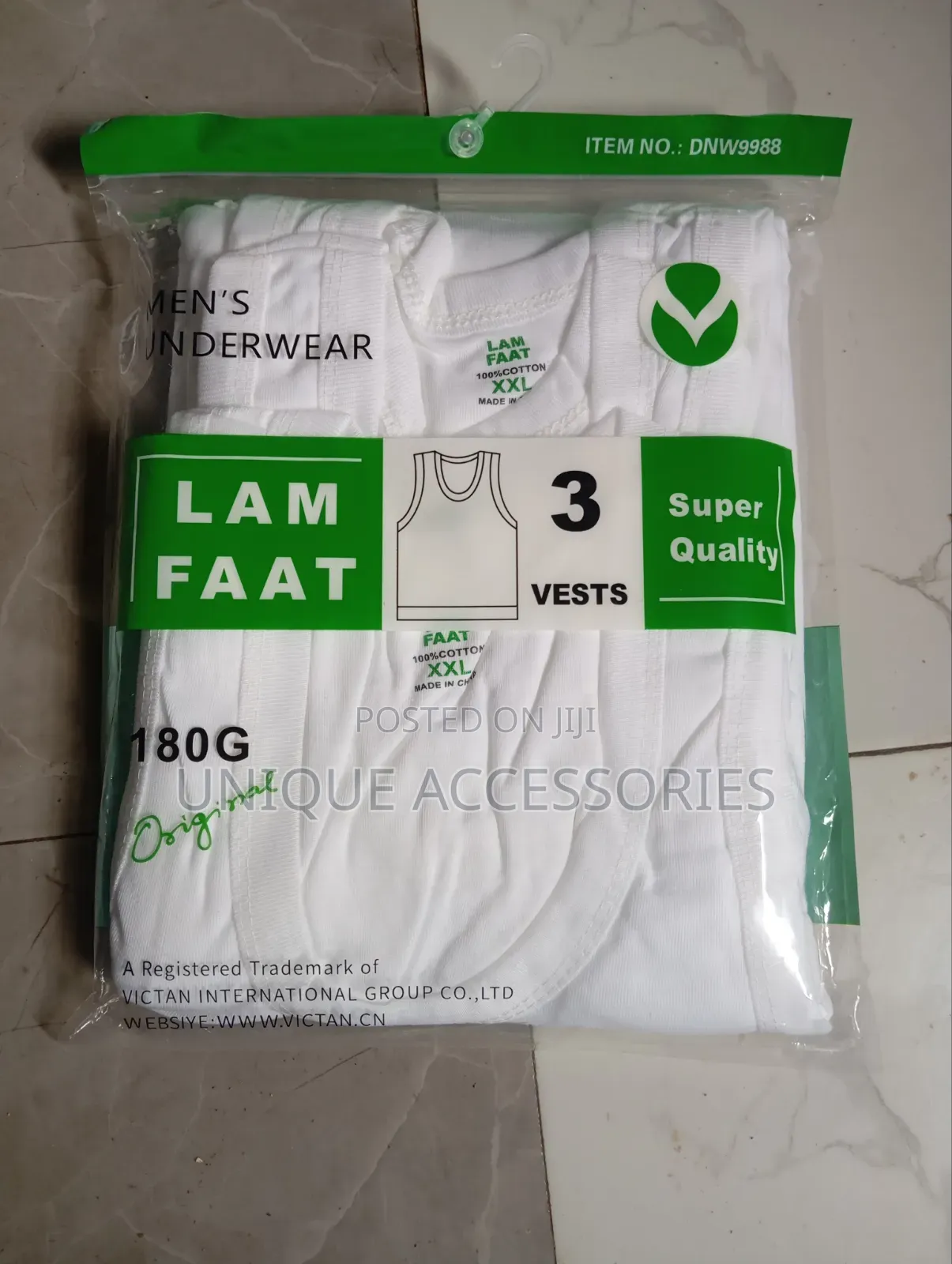 100% Cotton Men Singlet Vest