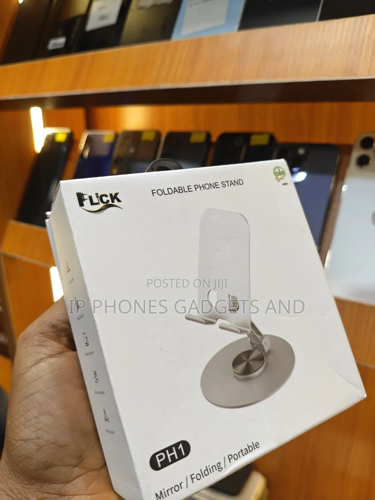 Flick PH1 Foldable and Portable Rotating Phone Stand