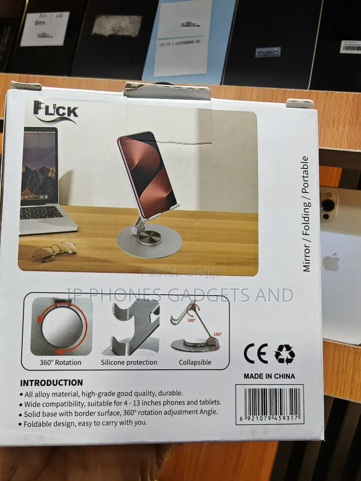 Flick PH1 Foldable and Portable Rotating Phone Stand
