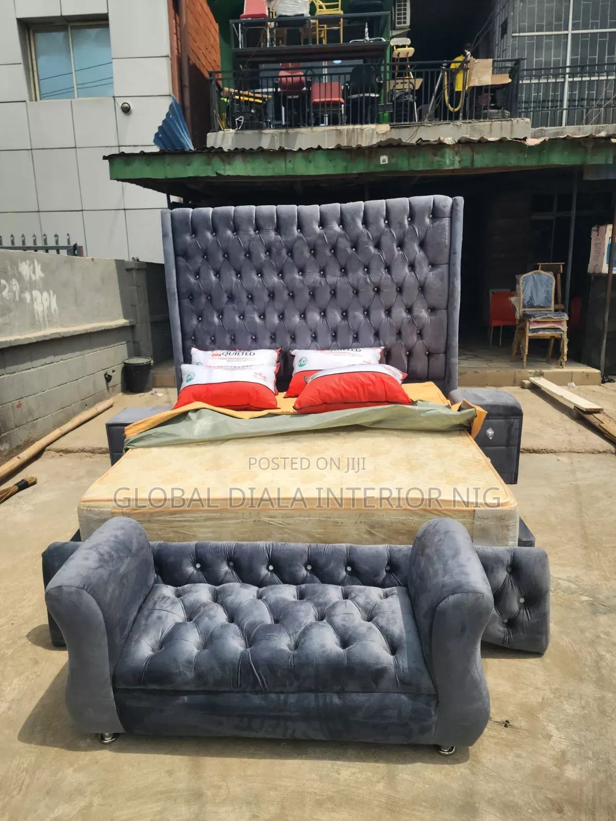 Quality Modern 6by6 Fabric Bedframe