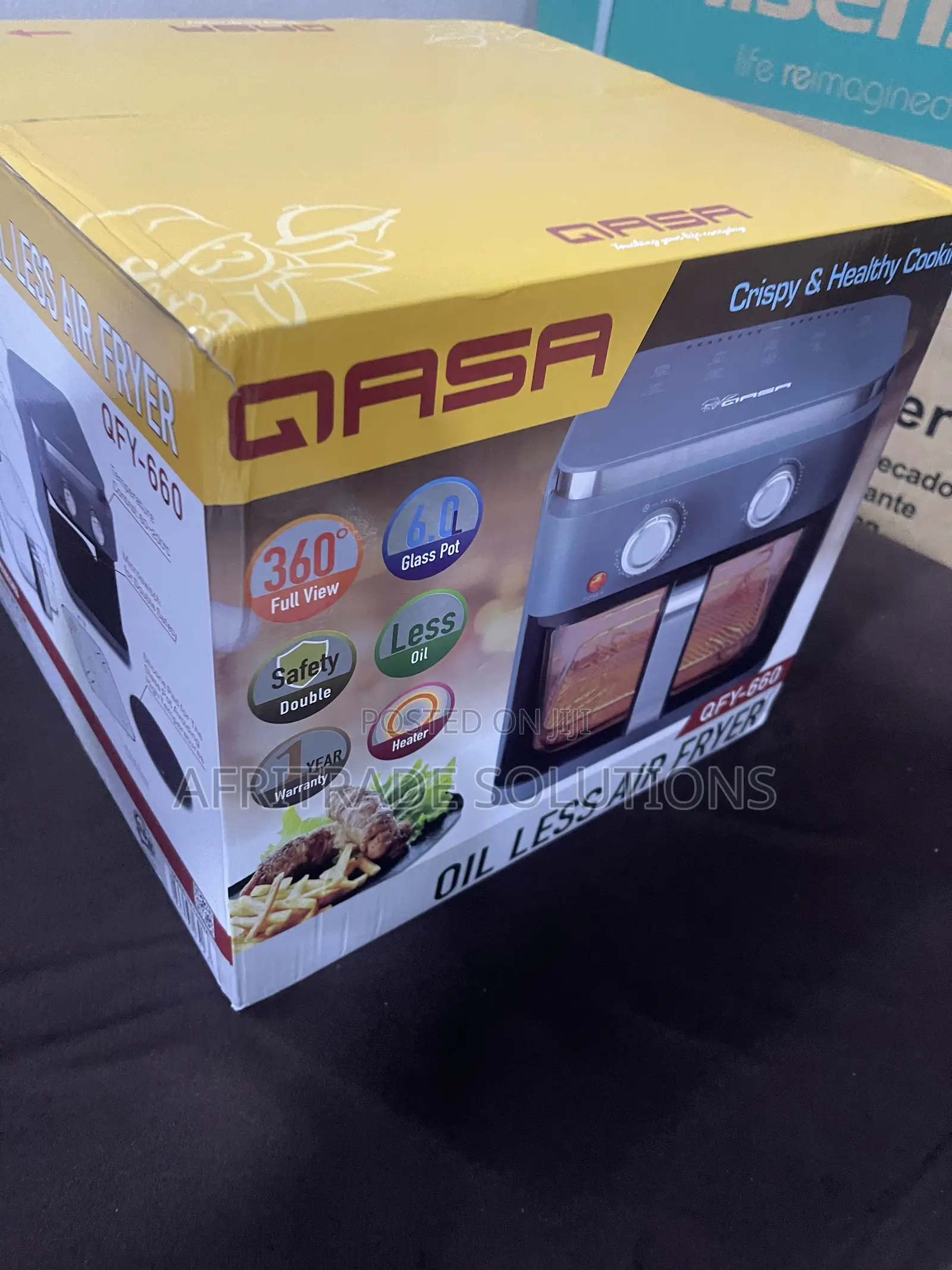 Qasa 6 Litres Kitchen Air Fryer for Home Use