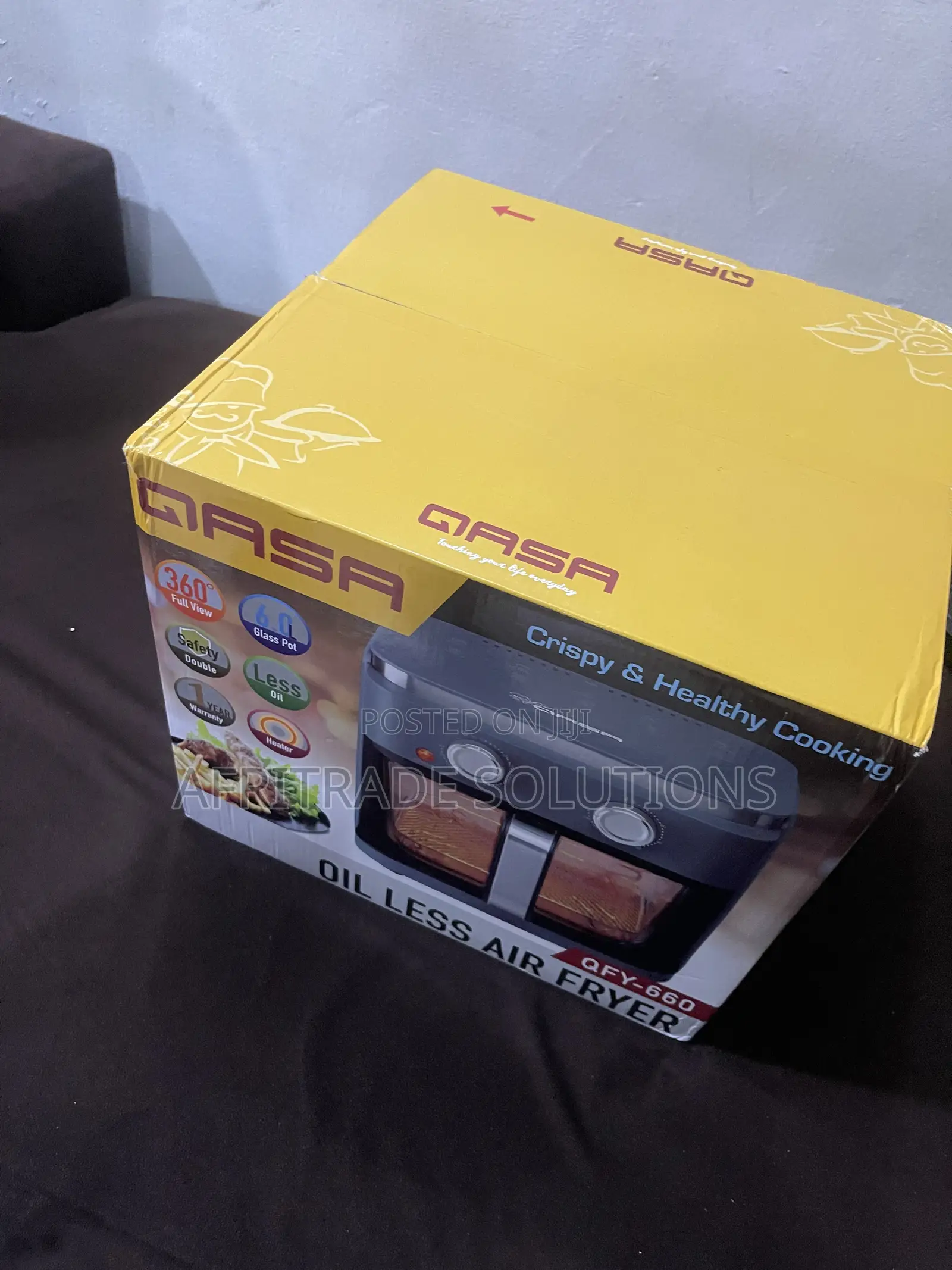 Qasa 6L Air Fryer – Perfect for Family-Sized Portions