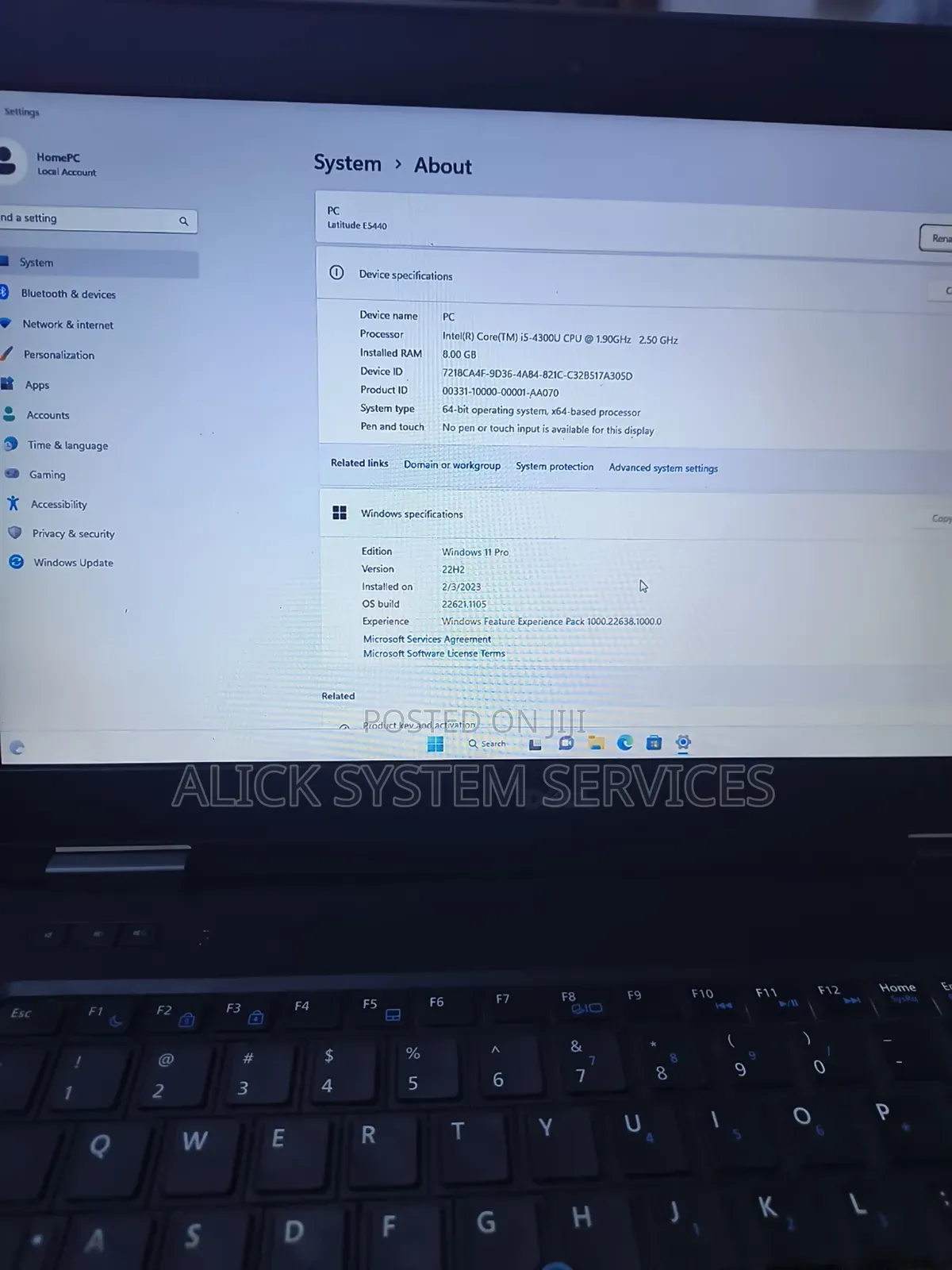 Laptop Dell Latitude E5440 8GB Intel Core i5 HDD+SSD 500GB