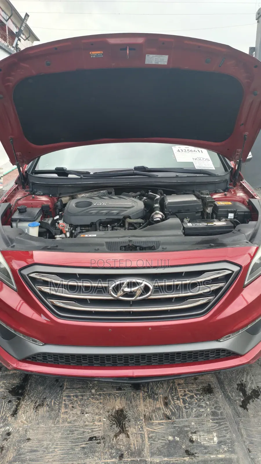 Hyundai Sonata Sport 2.0T Sedan FWD (2.0L 4cyl 6A) 2017 Red