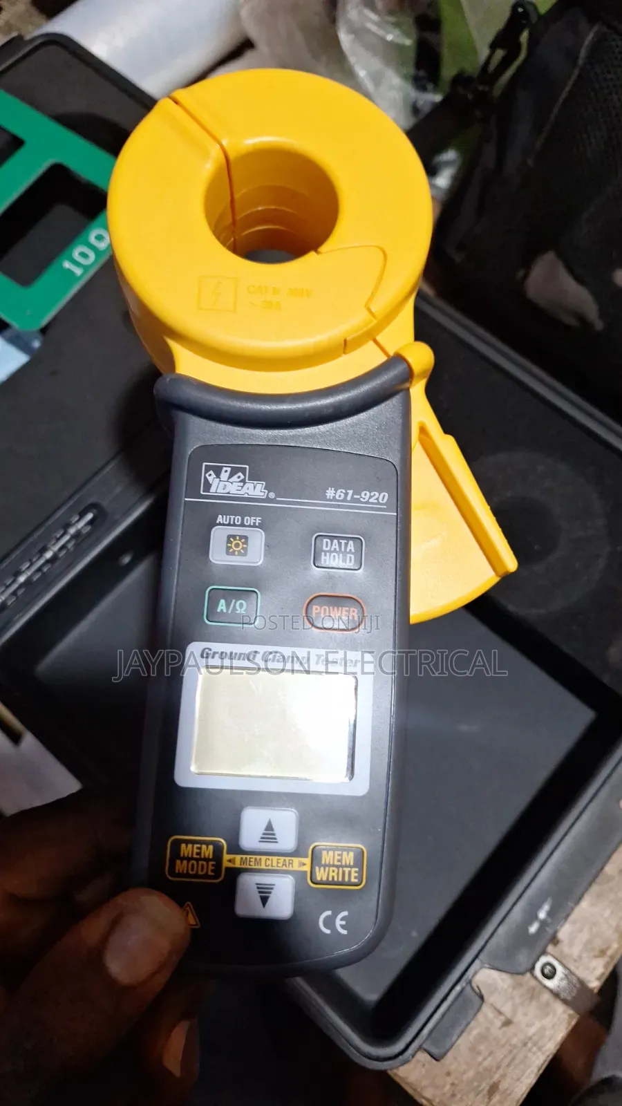 IDEAL 61-920 Ground Resistance Clamp Meter.
