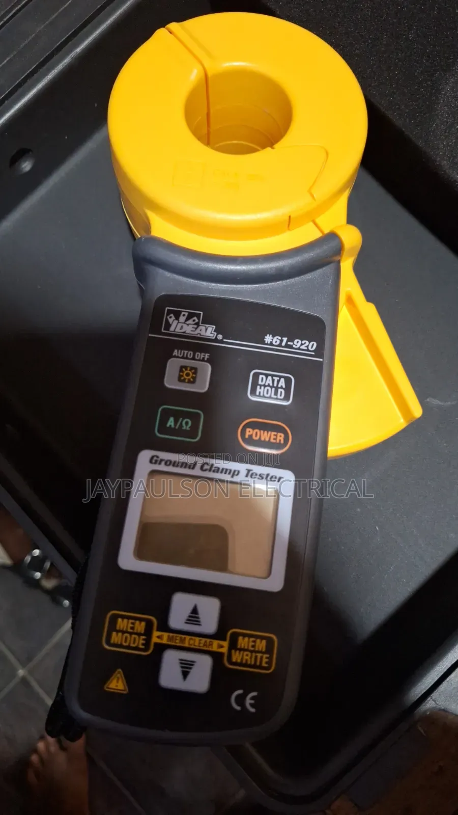 IDEAL 61-920 Ground Resistance Clamp Meter.