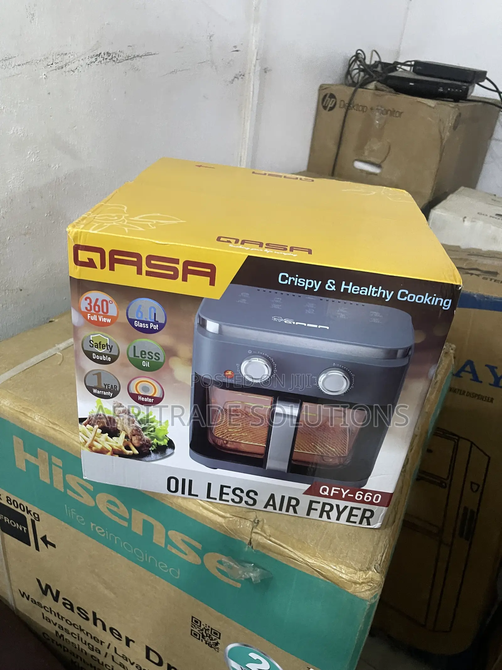Qasa 6 Litres Air Fryer – Fast & Convenient Cooking