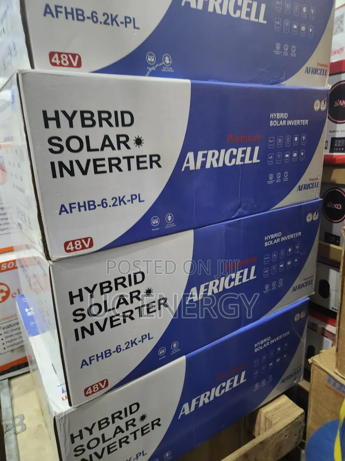 6.2kva 48v Africell Solar Inverter Hybrid