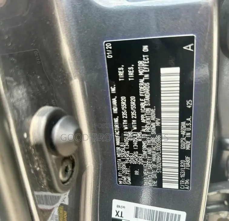 Toyota Highlander 2020 Gray