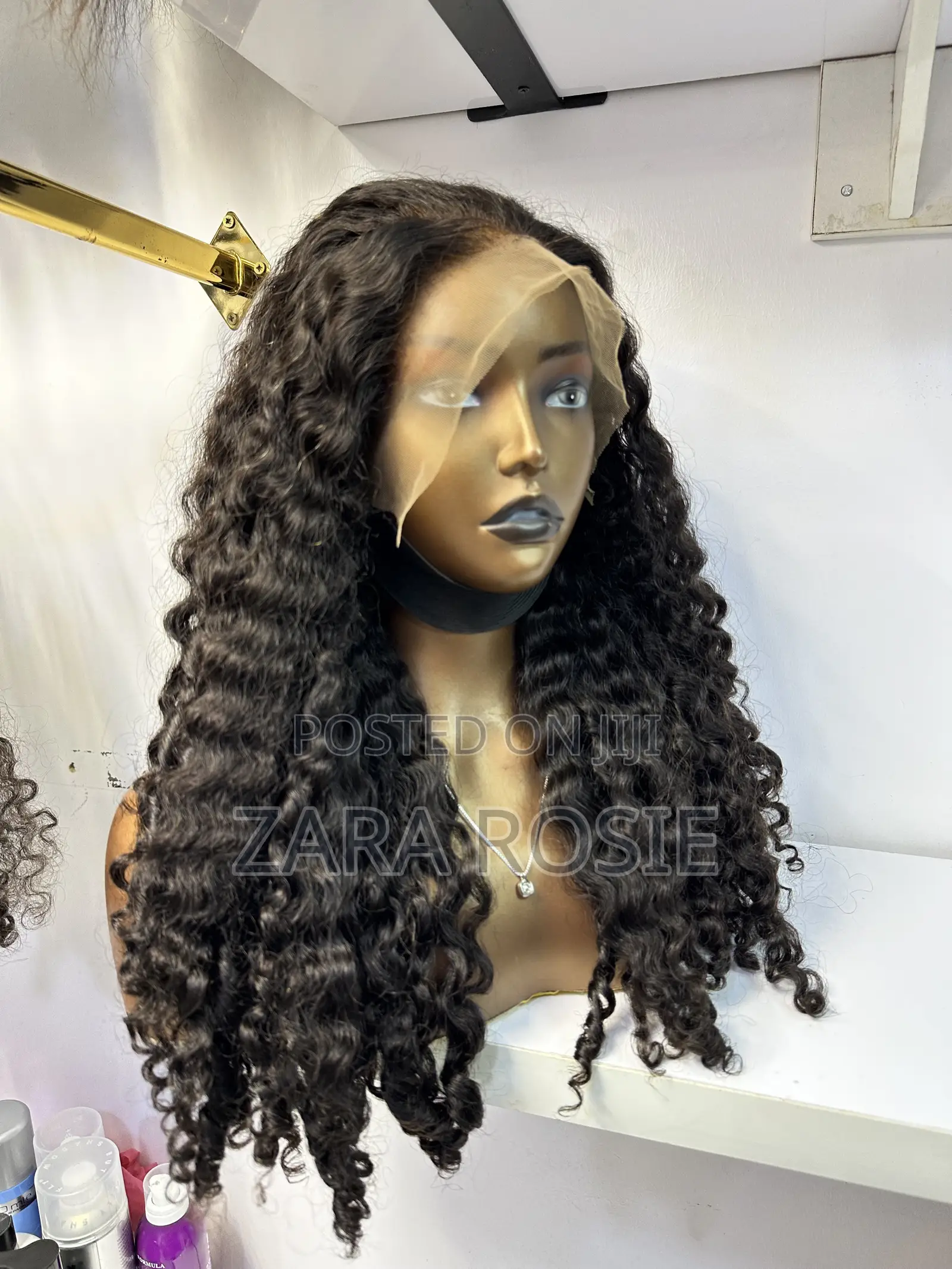 Heathy Raw Hair, in Porsh Curls .Frontal