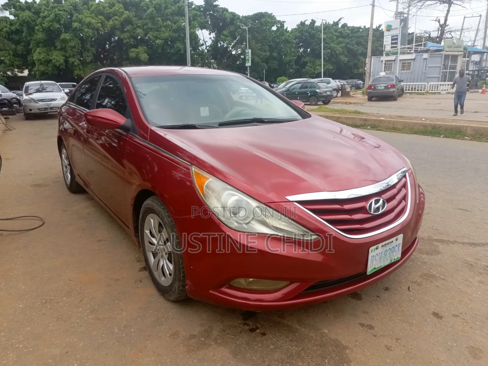 Hyundai Sonata 2013 Red