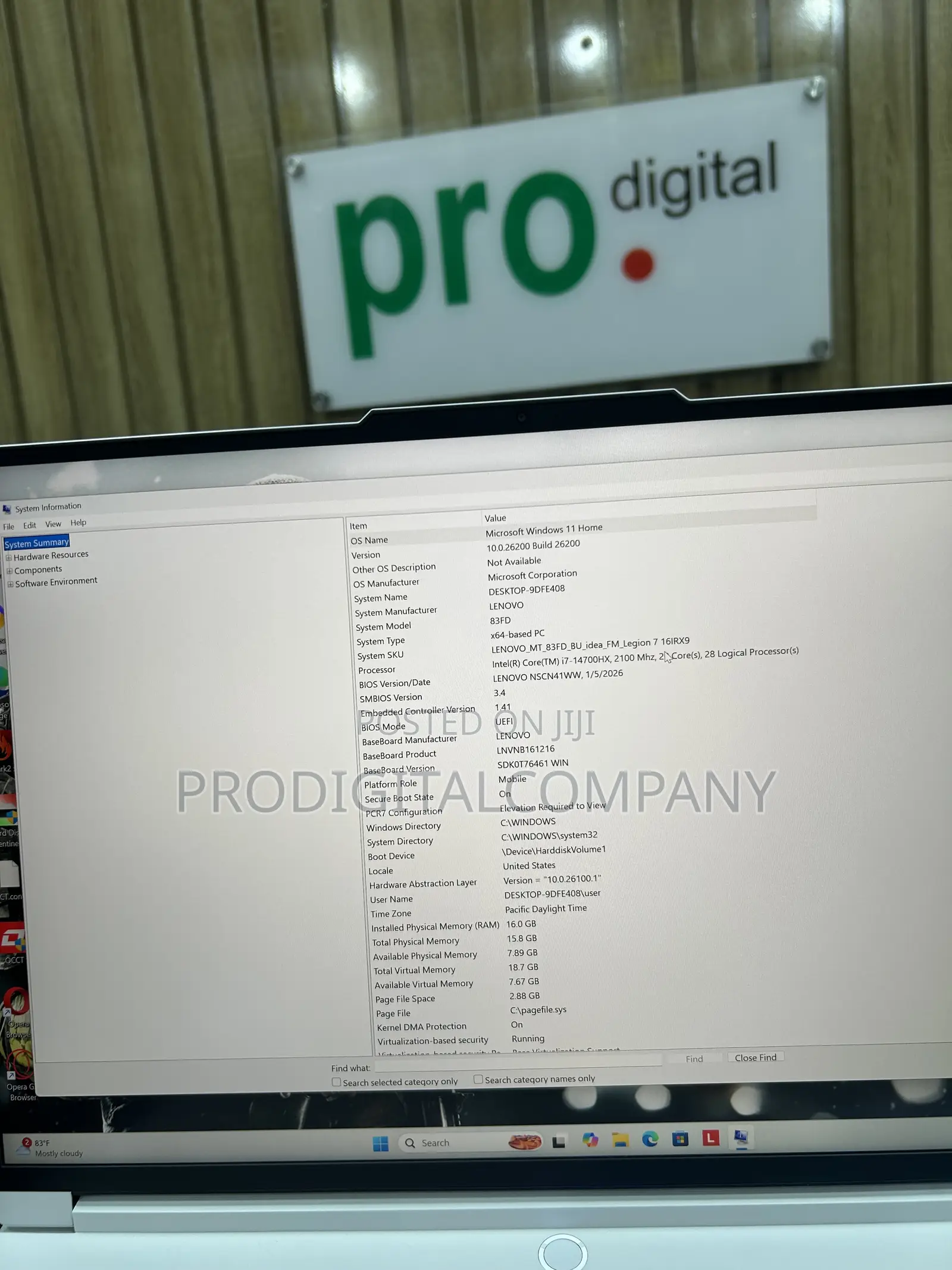 Laptop Lenovo Legion 7 16GB Intel Core i7 SSD 1T