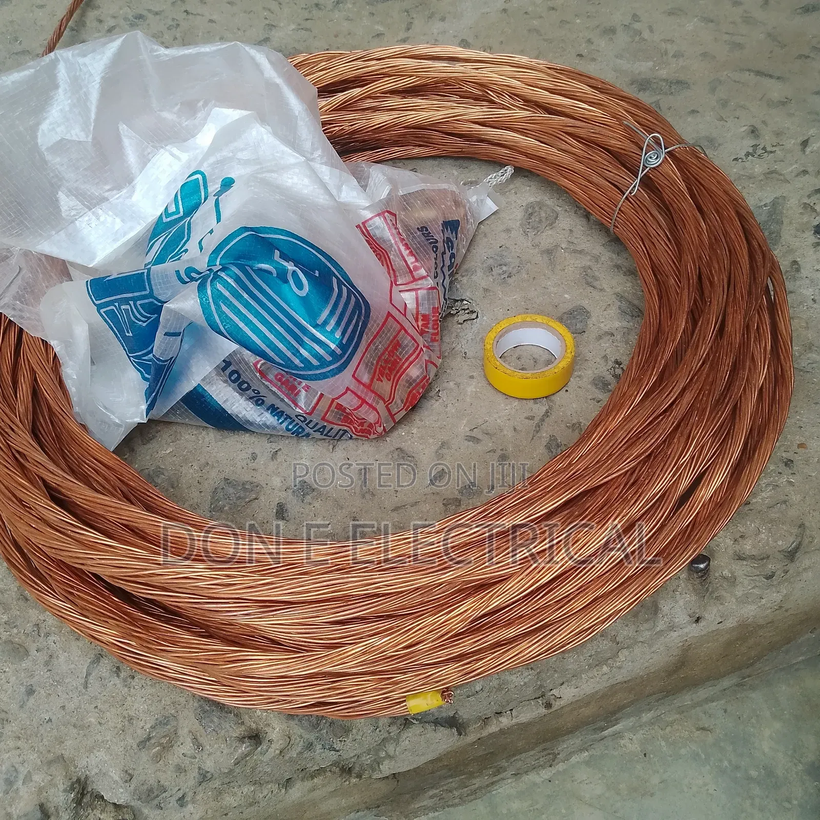50mm Bear Copper for Earthing