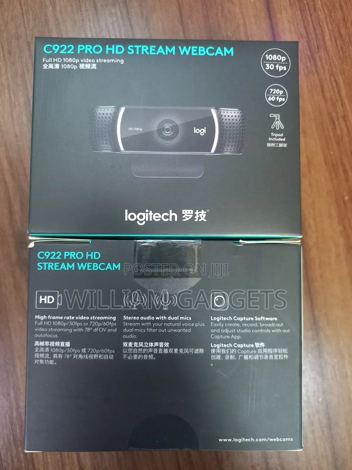 Logitech C922 Hd Stream Webcam