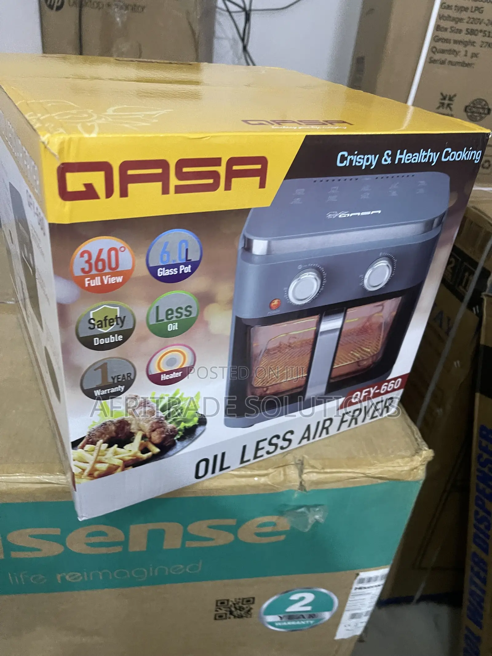 Qasa 6L Air Fryer – Modern Oil-Less Cooking