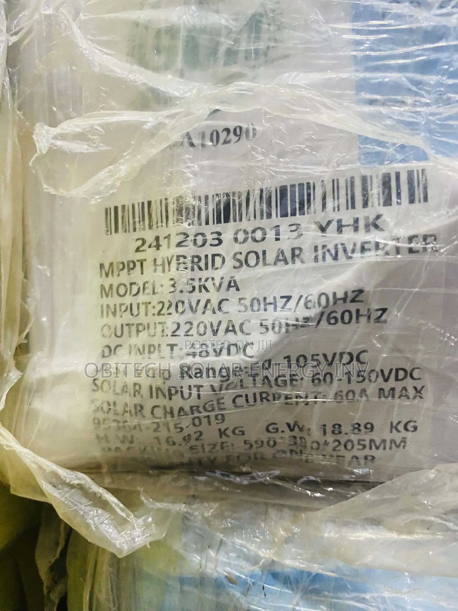 3.5kva 48v Yohako Hybrid Solar Inverter