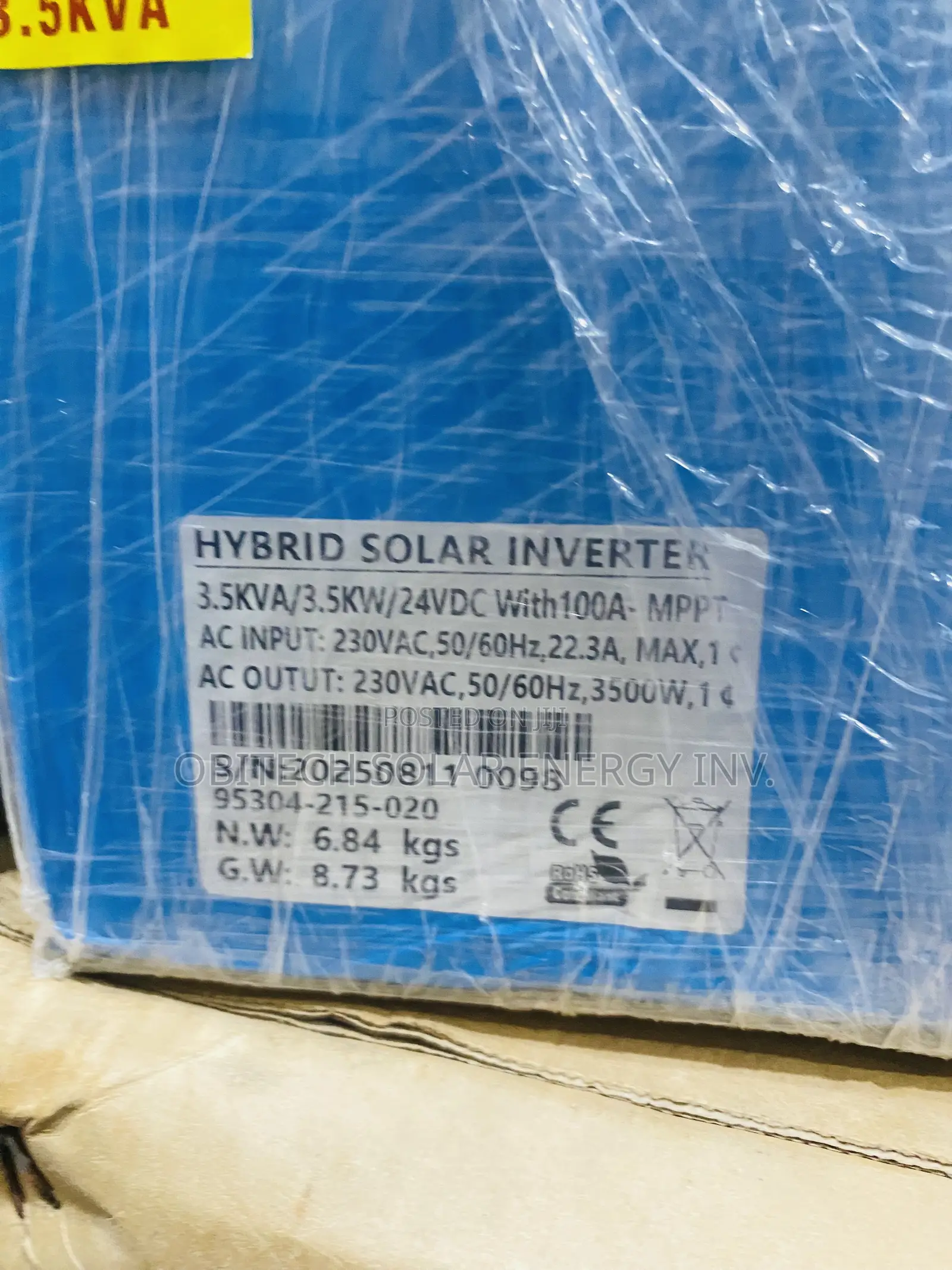 3.5kva 24v Yohako Hybrid Solar Inverter