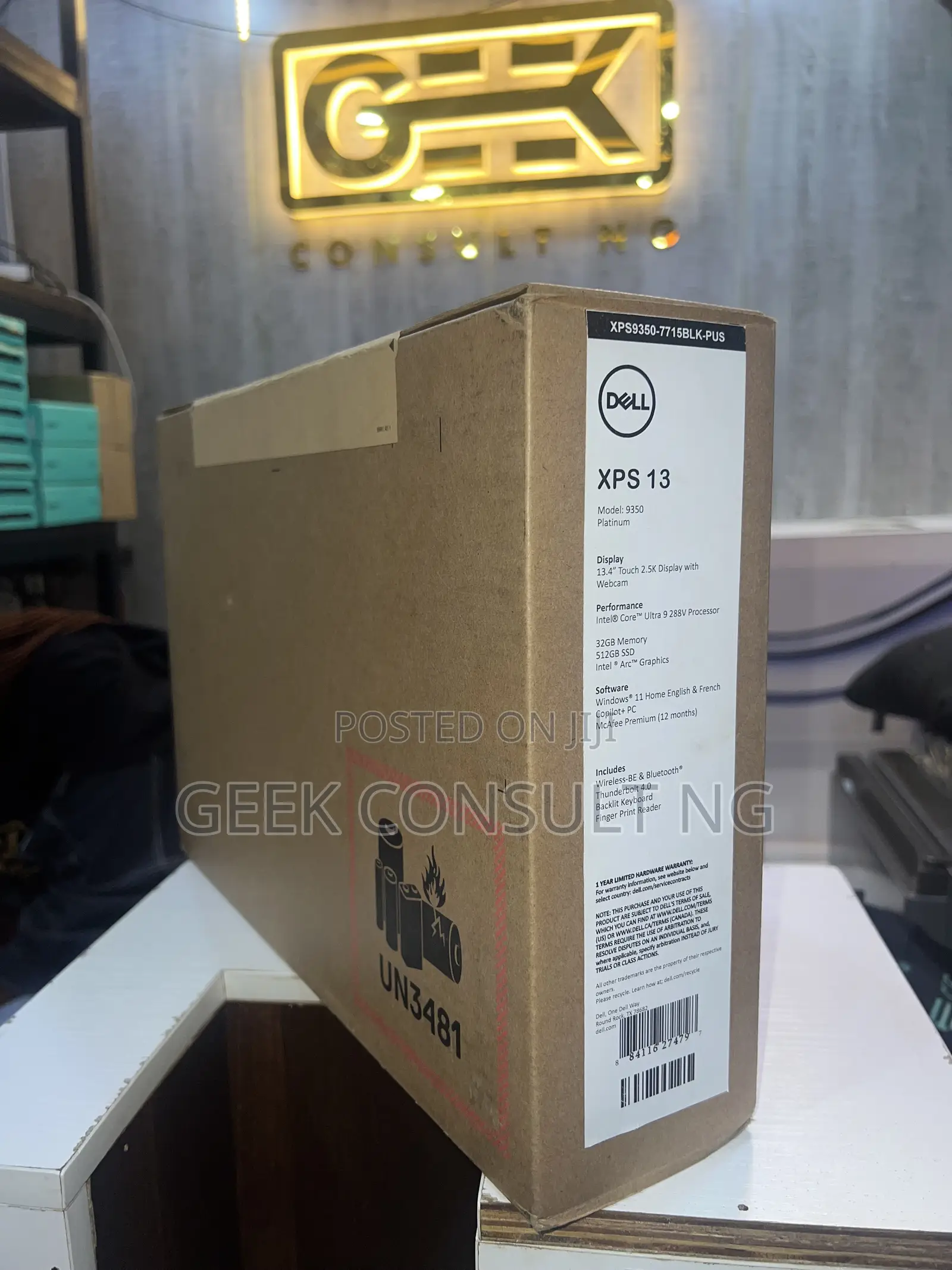 New Laptop Dell XPS 13 (9350) 32GB Intel Core Ultra 9 SSD 512GB