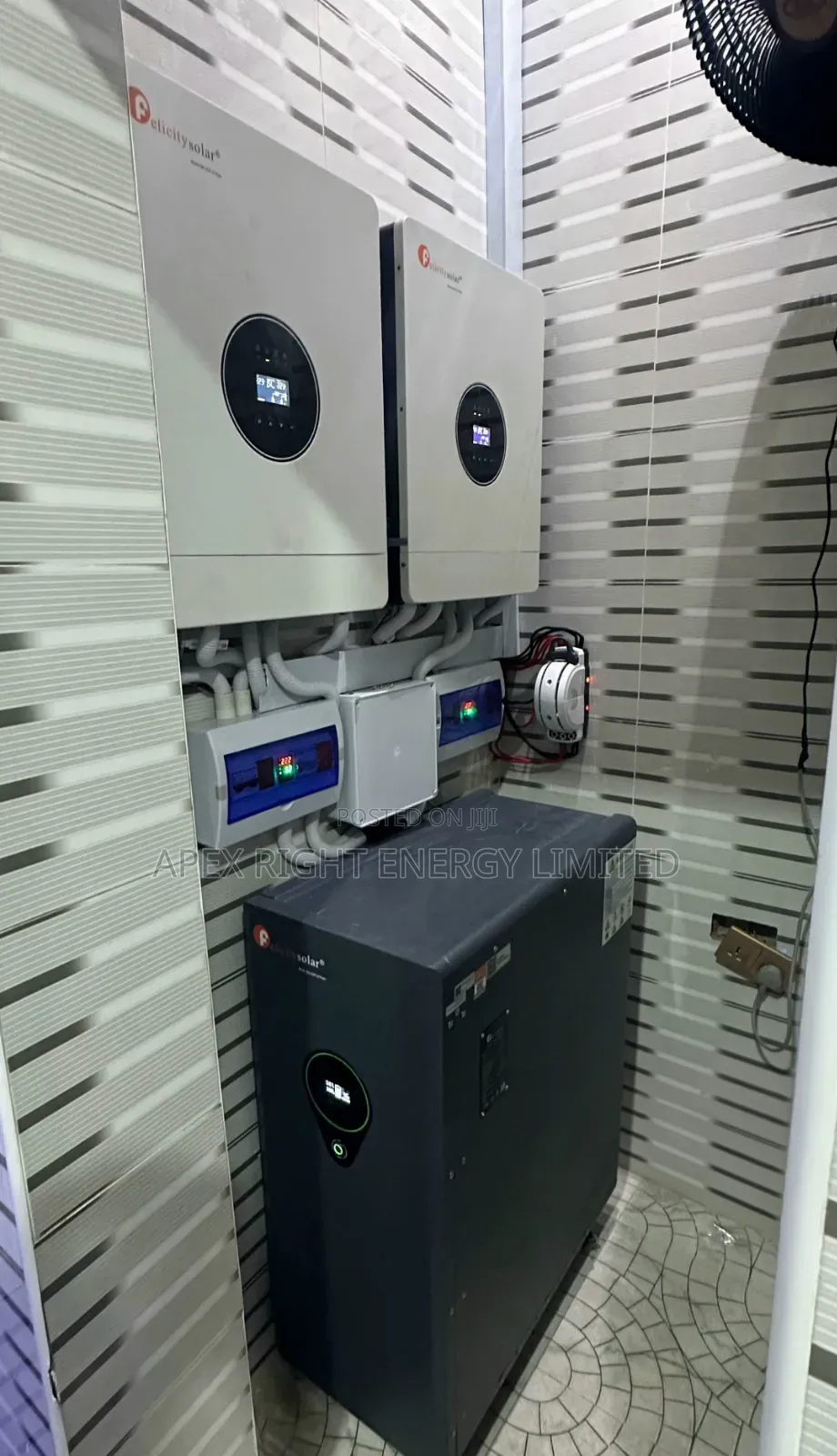 12kva Felicity Hybrid Inverter+25kwh Felicity Lithium+650w Panel X24