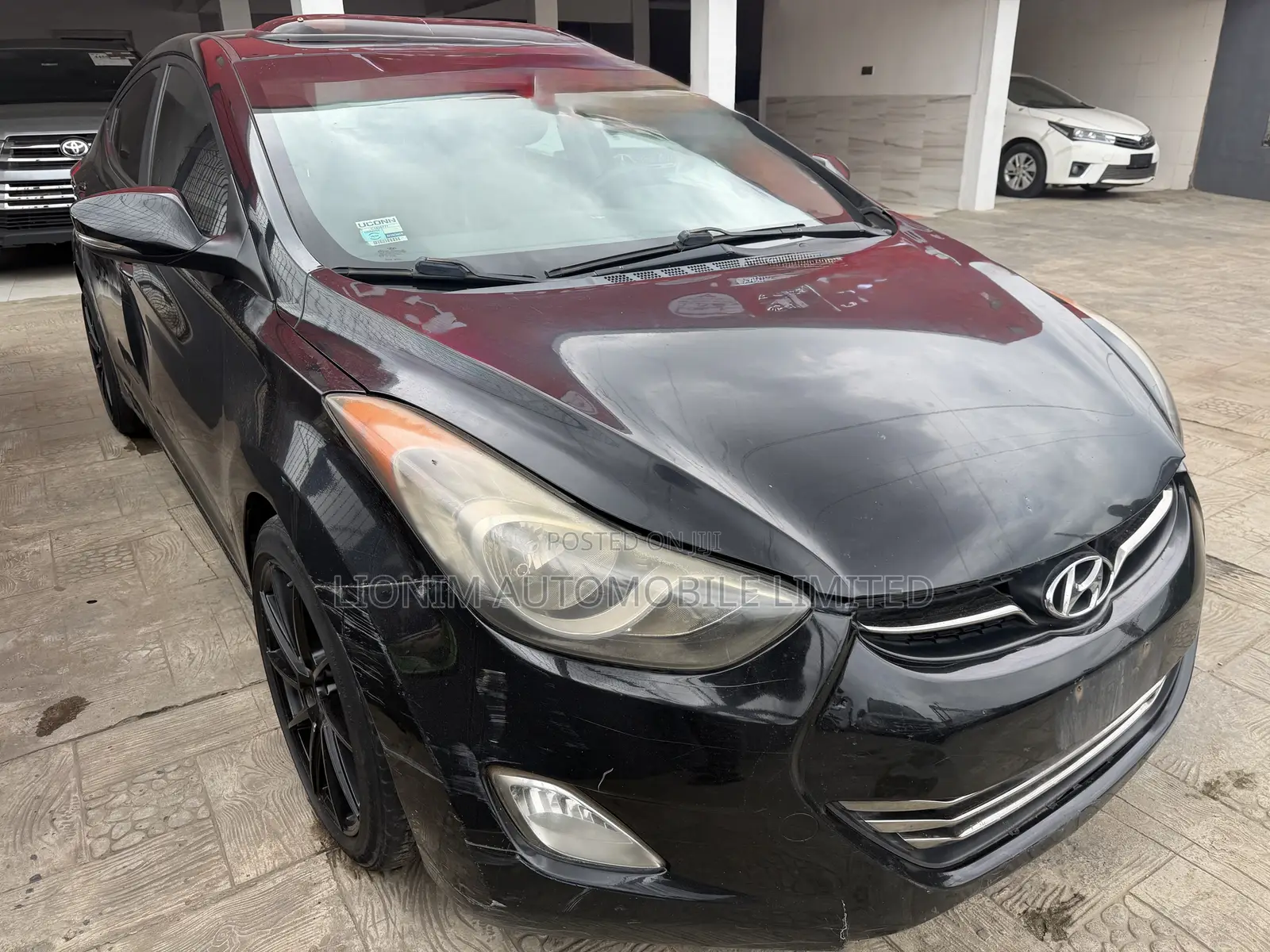 Hyundai Elantra GLS Automatic 2012 Black
