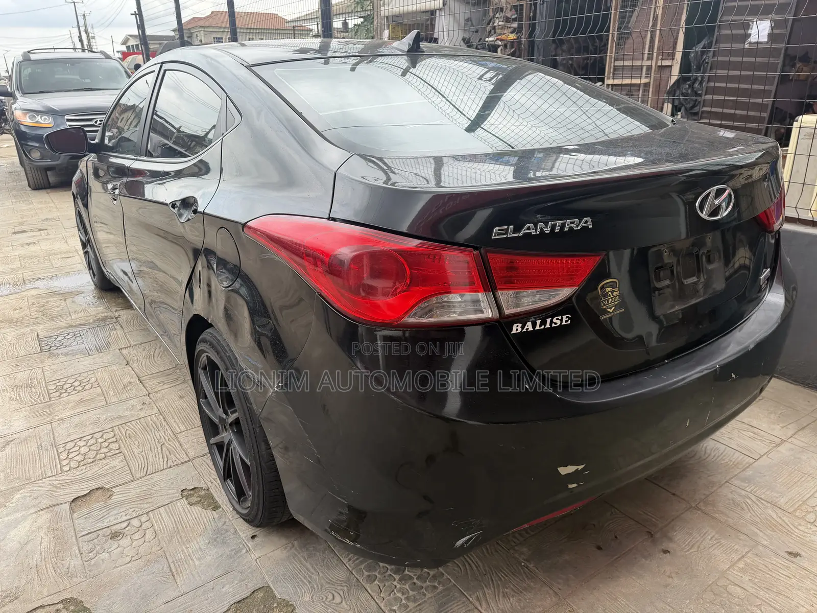 Hyundai Elantra GLS Automatic 2012 Black