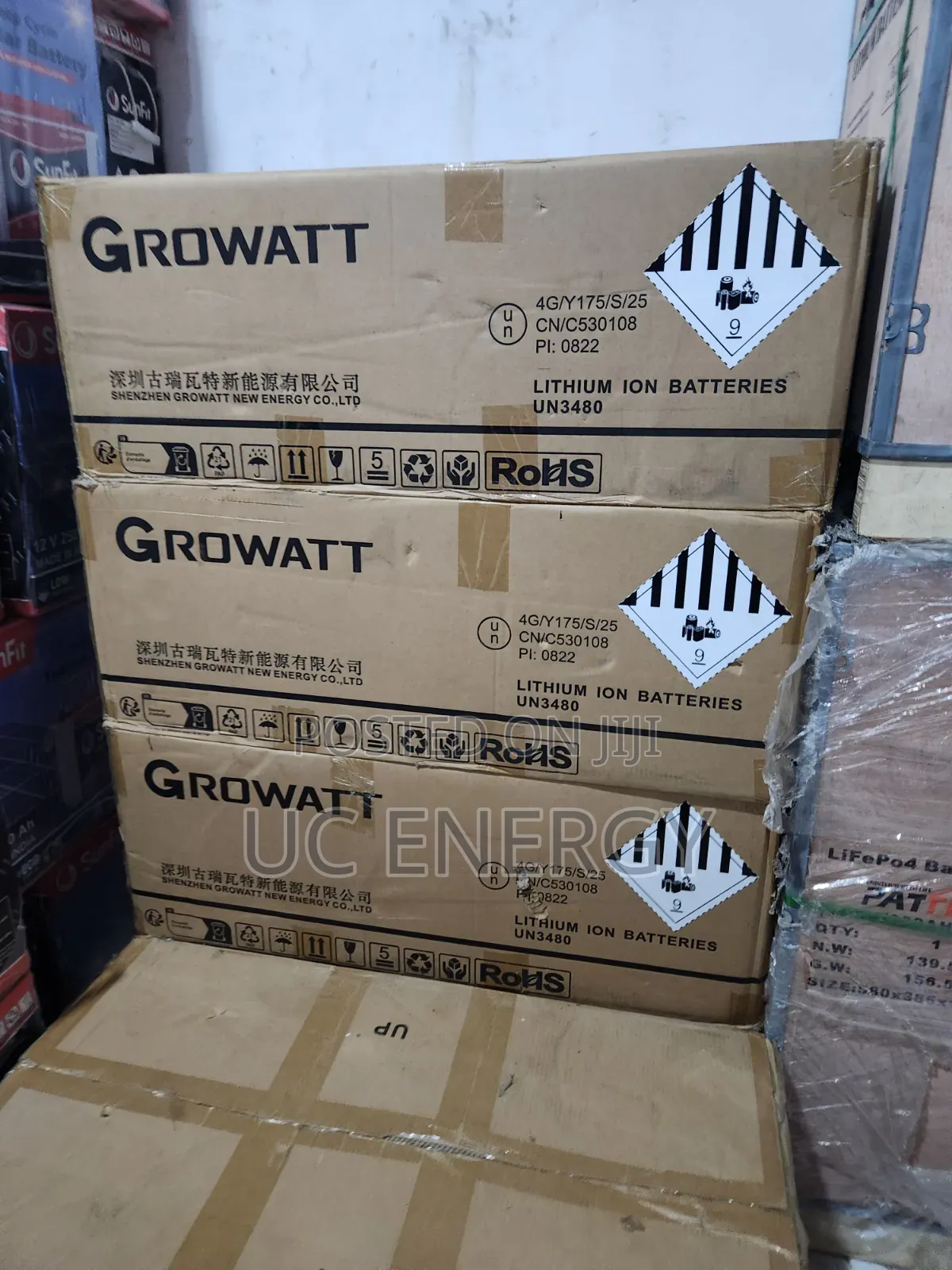 16kwh 314ah 51.2v Growatt Lithium Ion Batteries