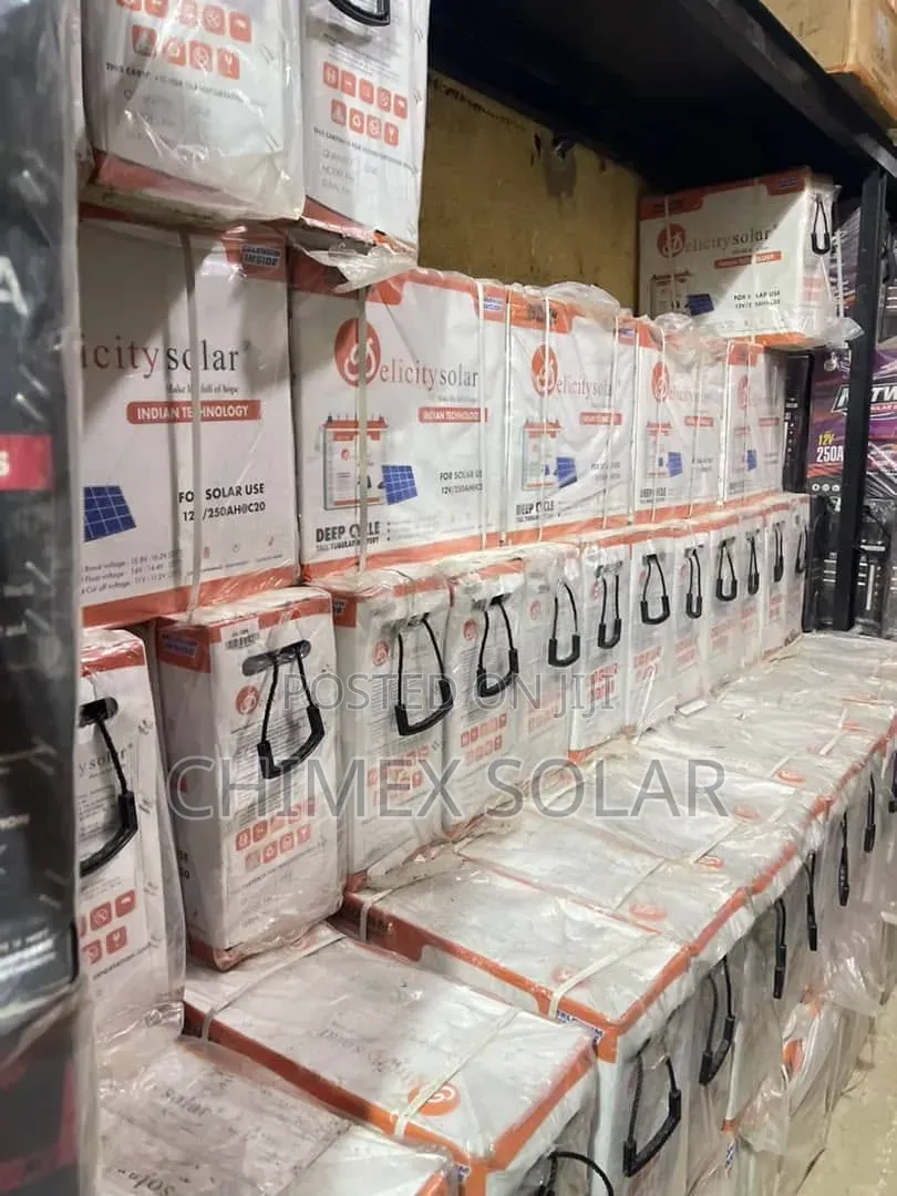 Delicity Tubular Batteries 250ah