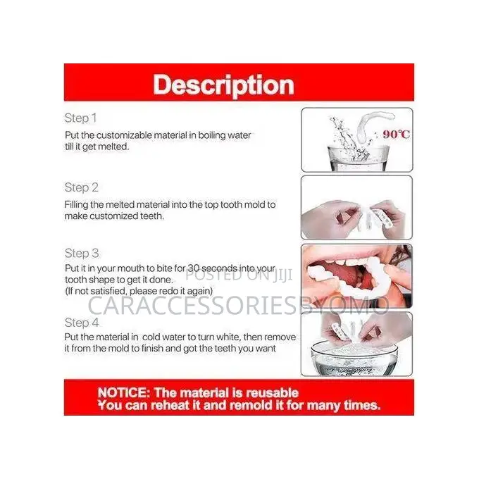 4 in 1 Reusable Veneer Teeth Cover