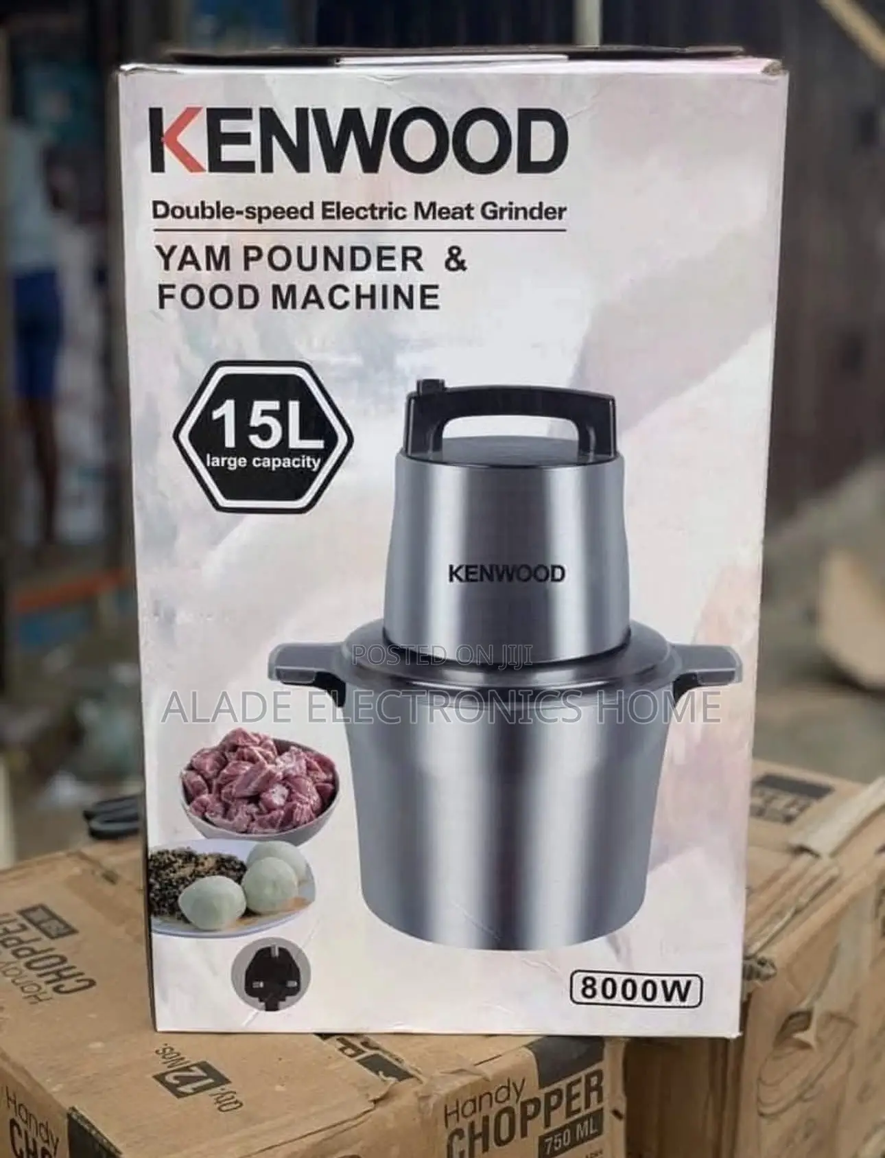 15LTRS” Kenwood Yam Pounder & Food Machine. 5yrs Waranty