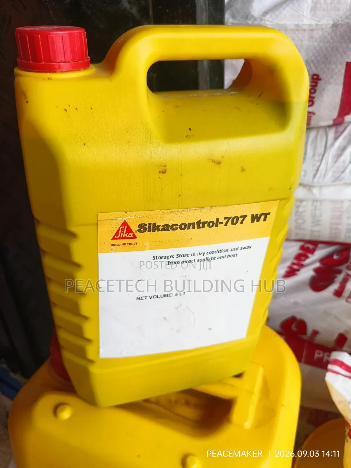 Sikacontrol 707 WT Admixture 5litres
