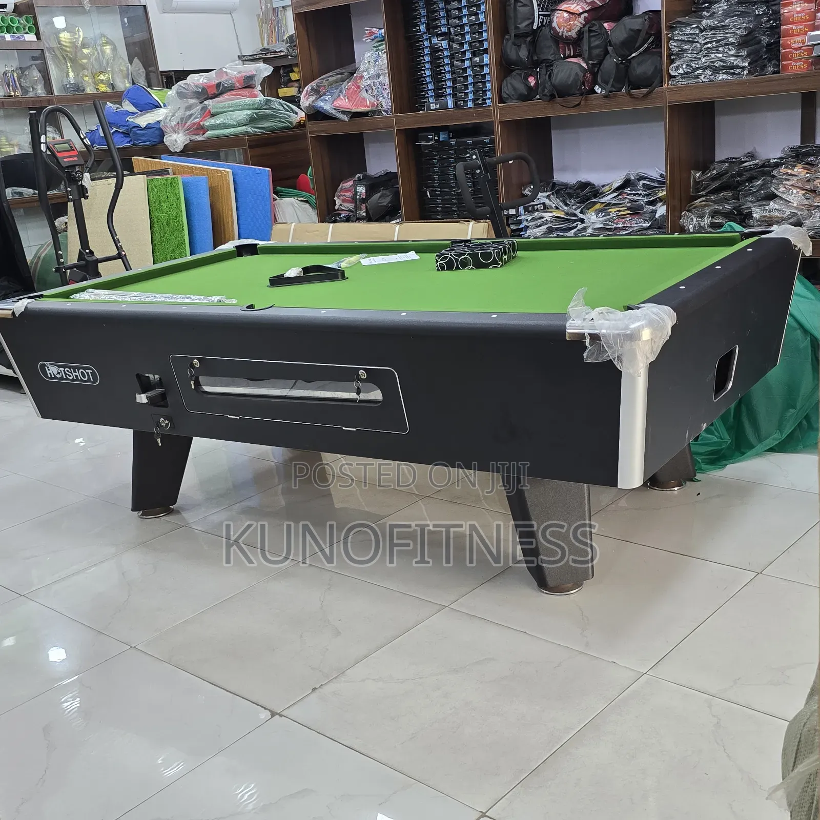 Premium 7ft/8ft Marble-Top Coin-Operated Snooker Pool Table,  Lagos