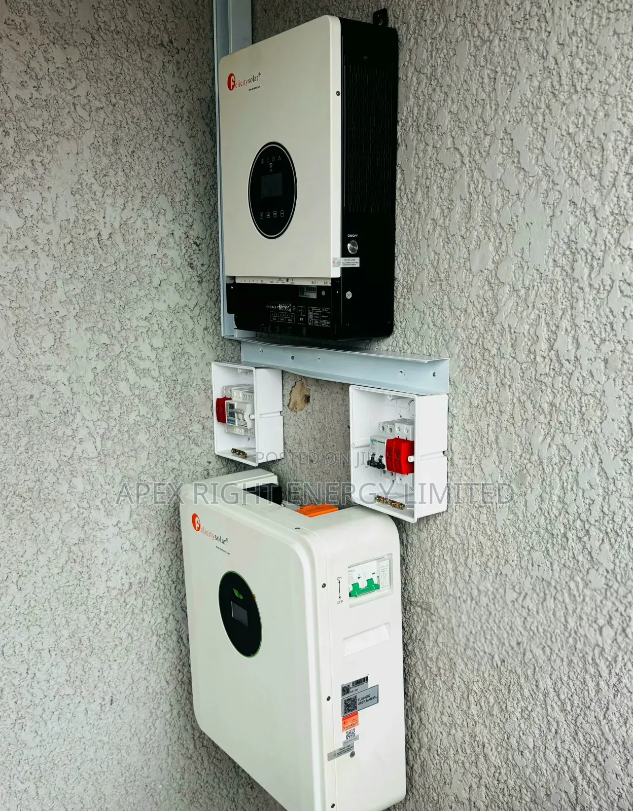 4kva Felicity Hybrid Inverter+5kwh Felicity Lithium+ 650watts Panel X5