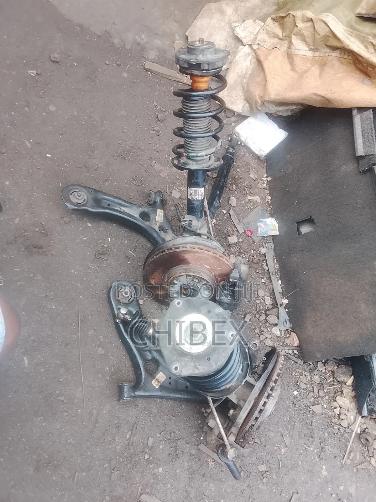 Complete Shock Arm and Hub Volkswagen Jetta6