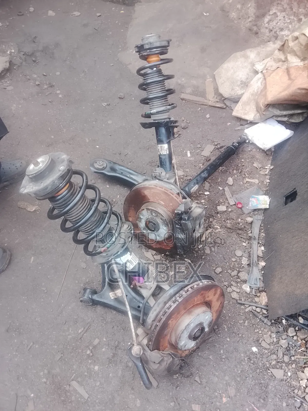 Complete Shock Arm and Hub Volkswagen Jetta6