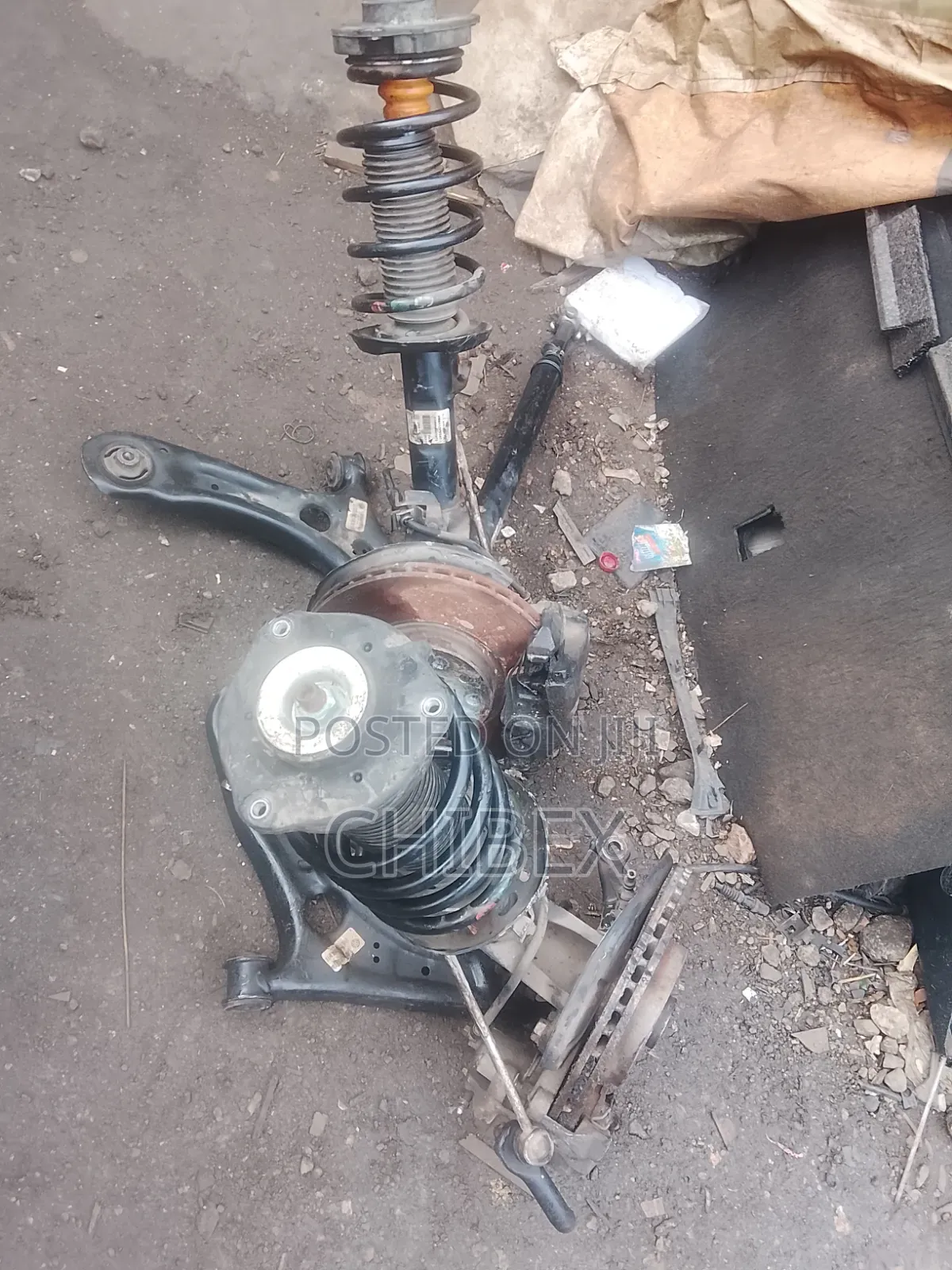 Complete Shock Arm and Hub Volkswagen Jetta6