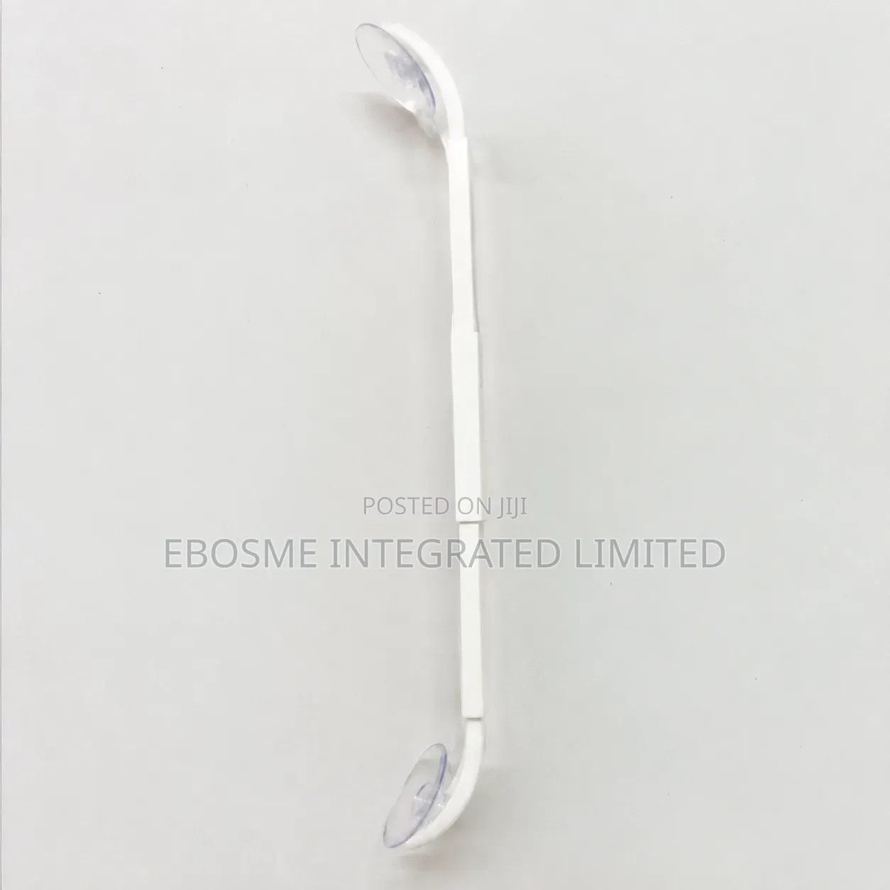 Q-Ban Adjustable Suction Cup Slide Towel Bar – Cool White