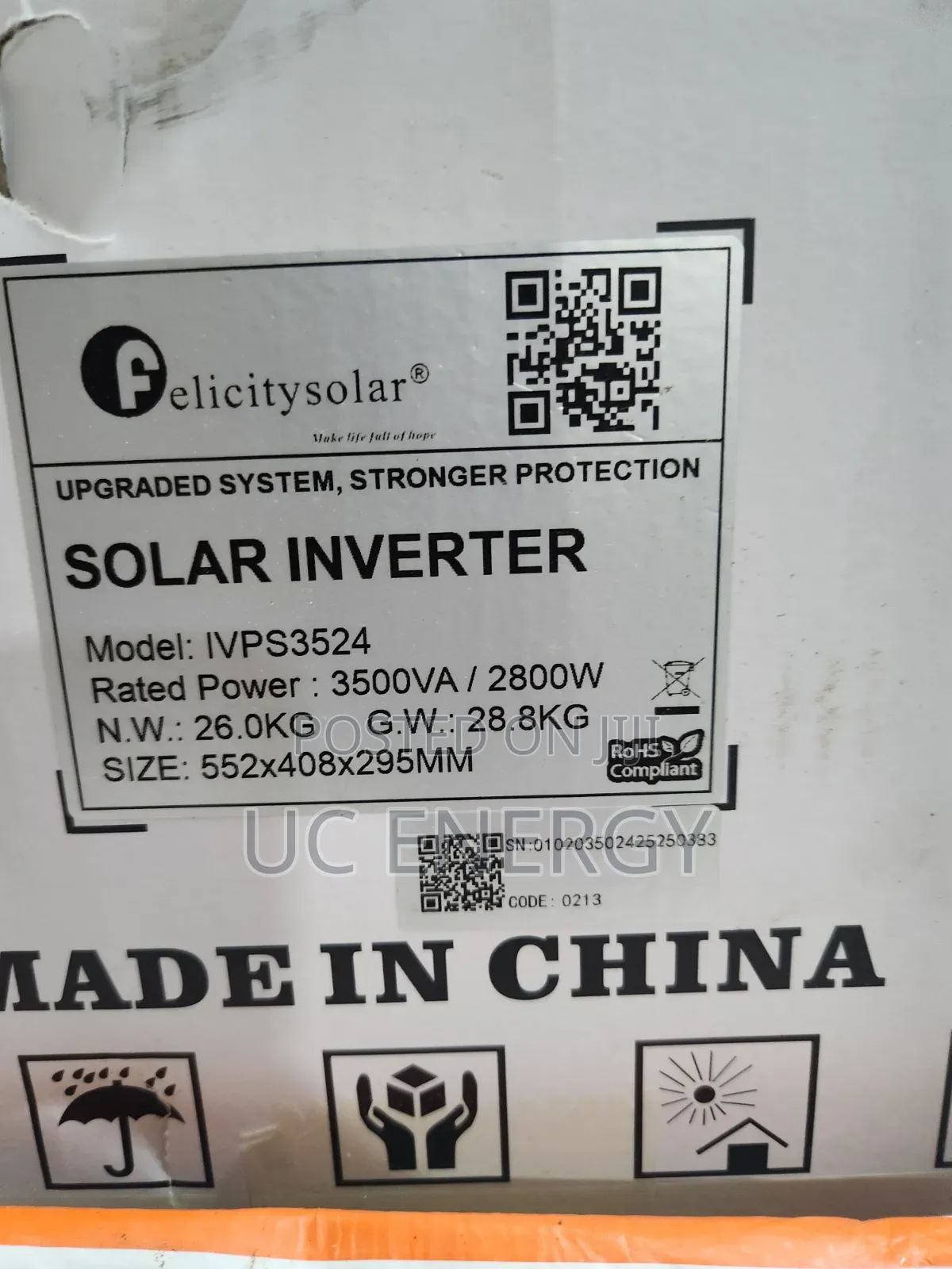 3.5kva 24v Felicity Solar Inverter Ivps