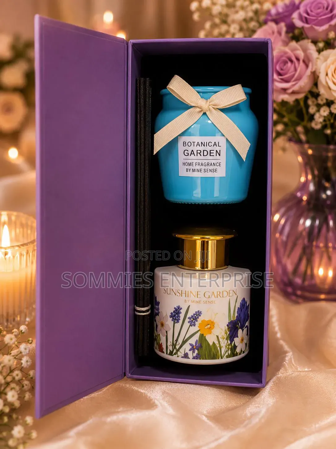 Scented Candles and Reed Diffuser