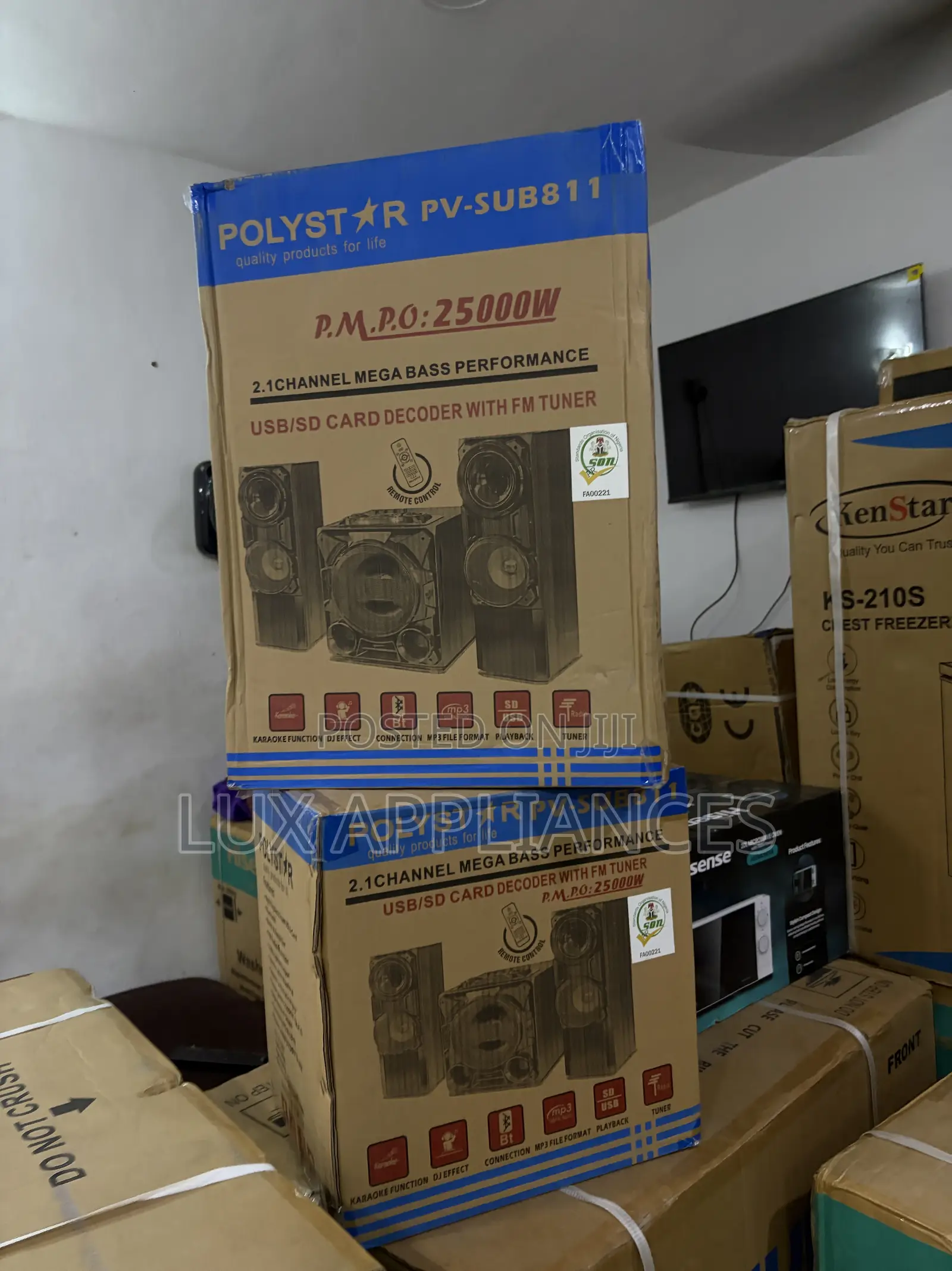 Polystar PV-SUB811 Bluetooth Home Theater With Disco Light