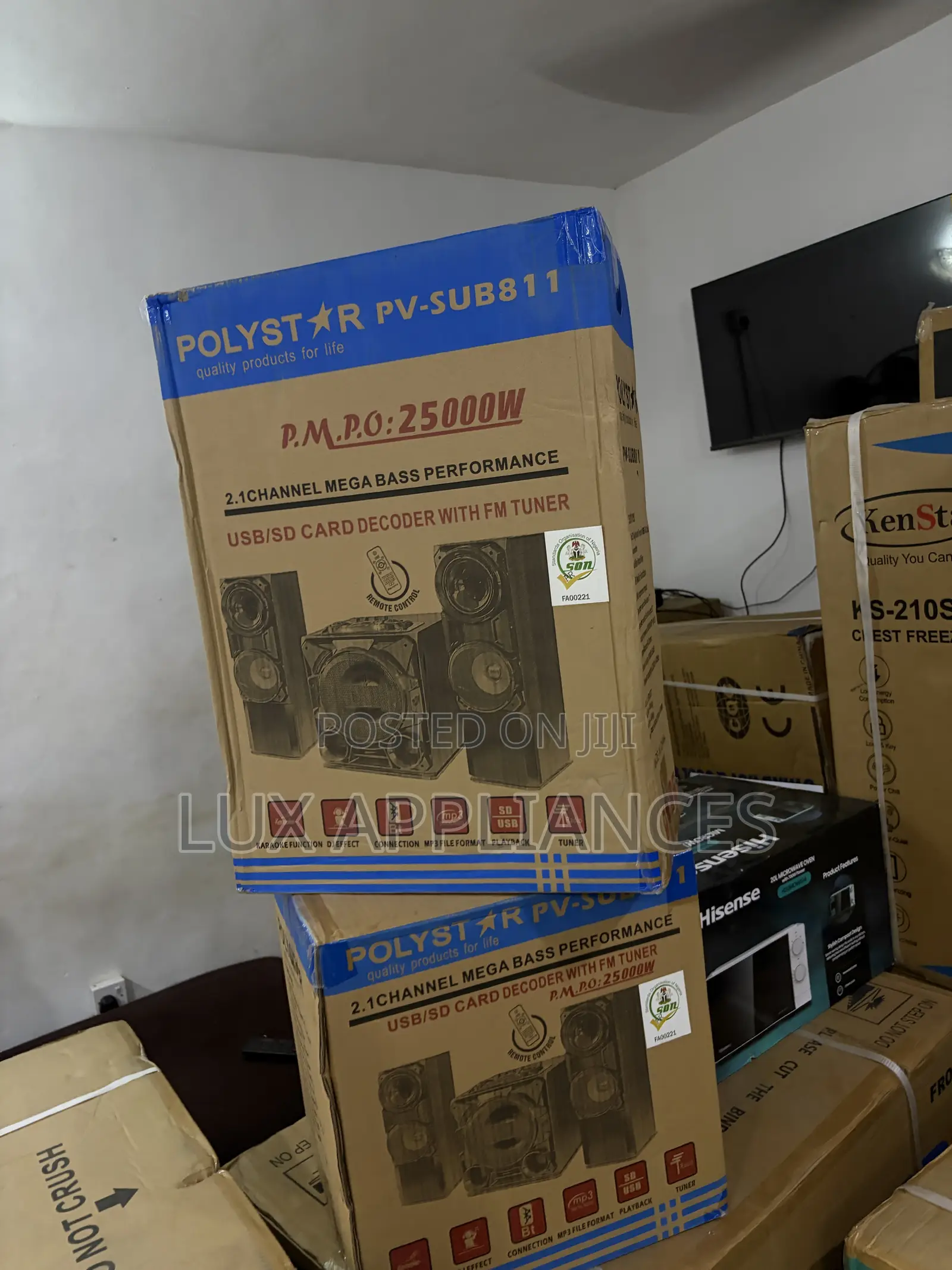 Polystar PV-SUB811 Home Theater With 8-Inch Subwoofer