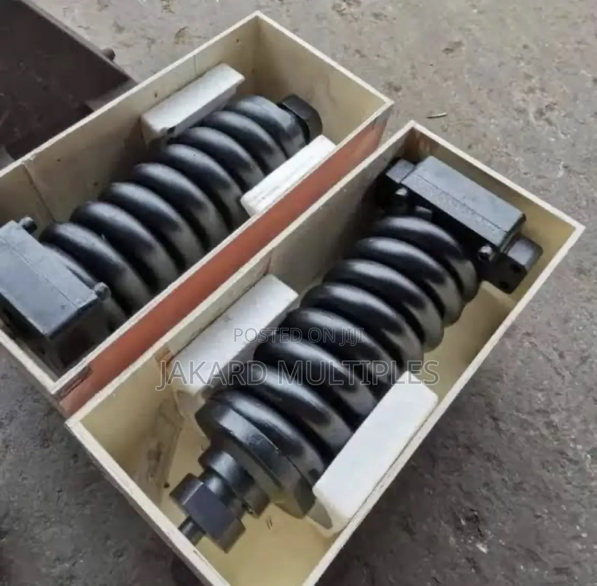 Excavator Track Adjuster and Recoil Spring Assemblies