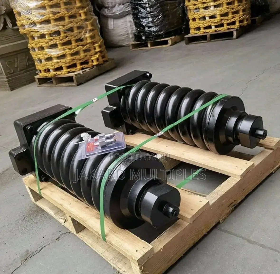 Excavator Track Adjuster and Recoil Spring Assemblies