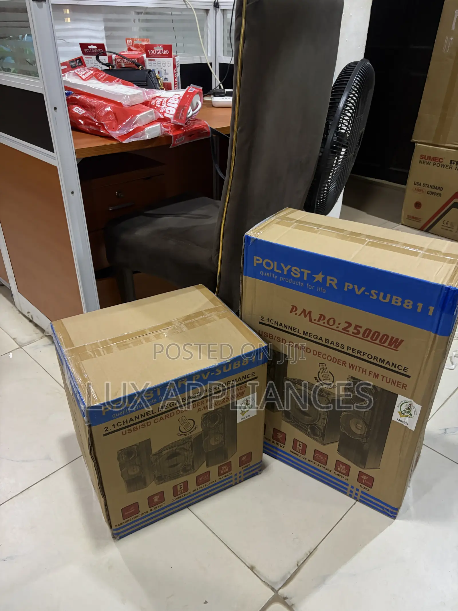 Polystar PV-SUB811 Home Audio System With Bluetooth & Subwoofer