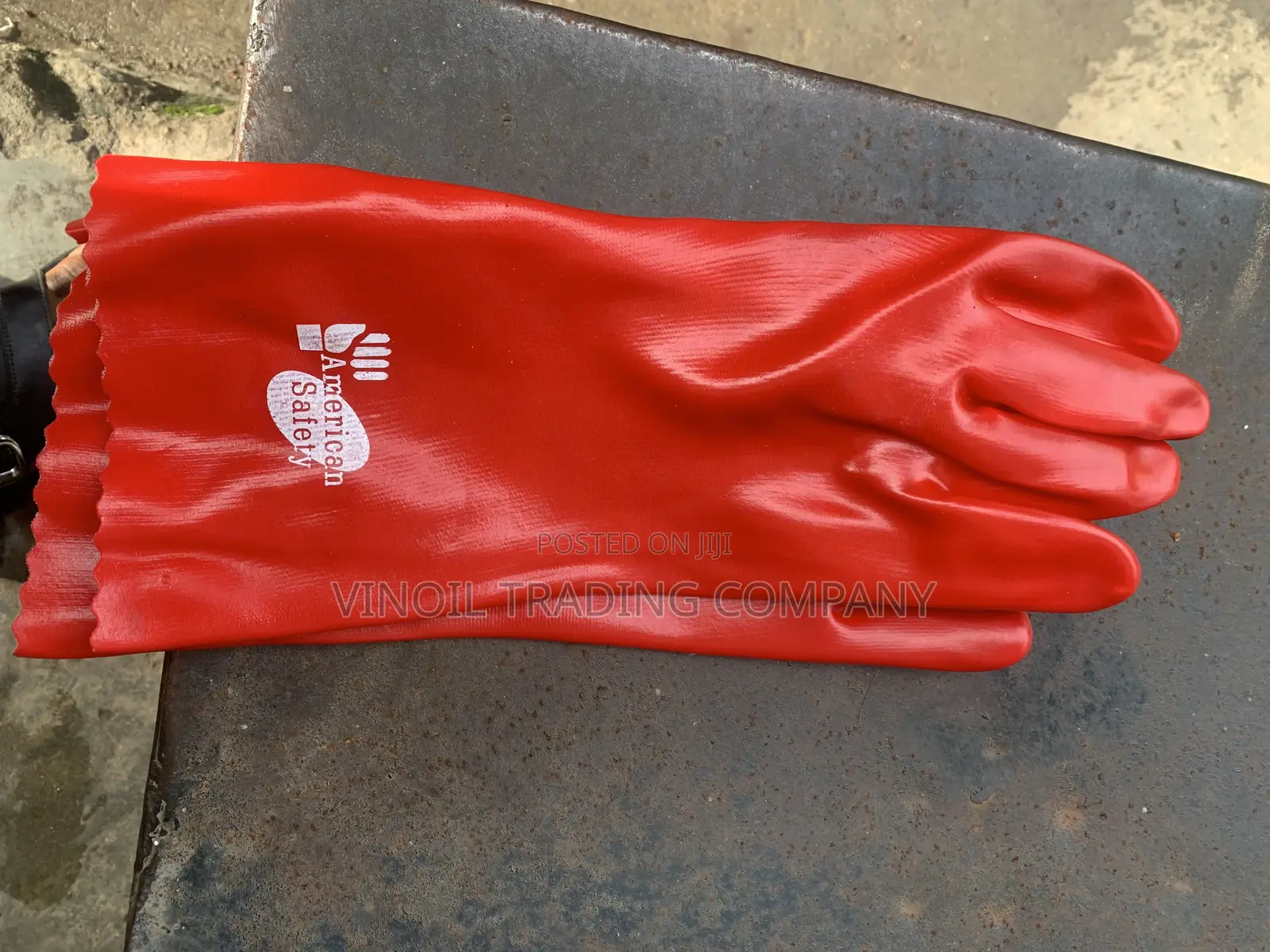 PVC Chemical Gloves 🧤🔴