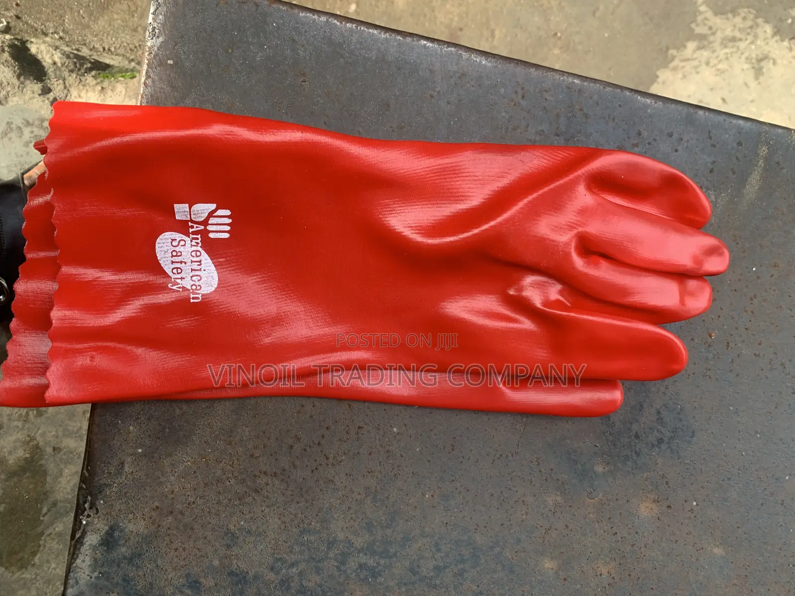 PVC Chemical Gloves 🧤🔴