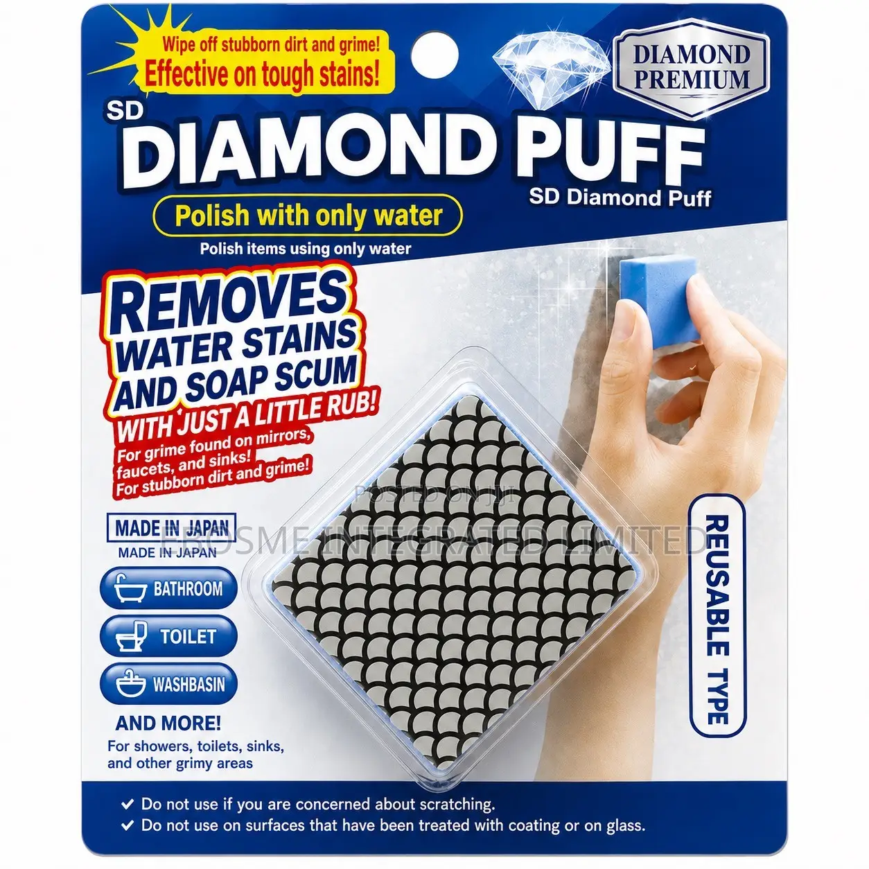 Diamond Puff Magic Cleaner