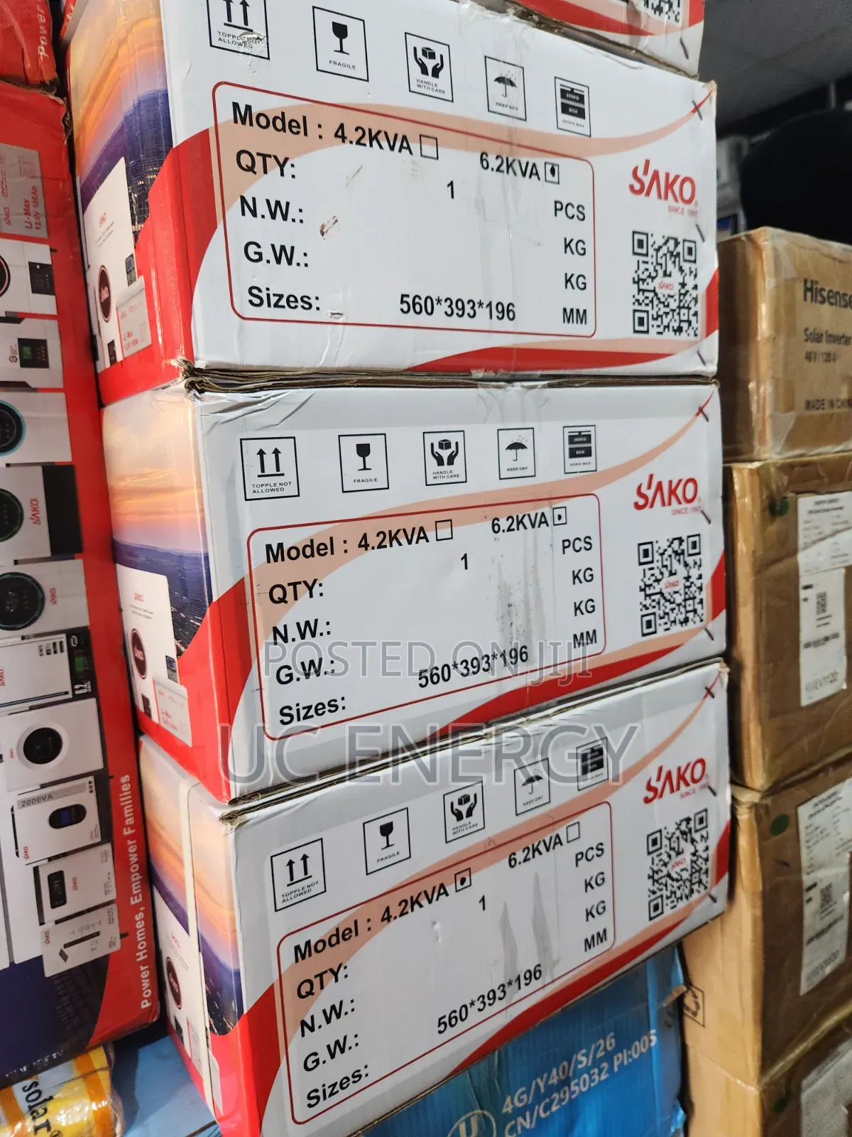 6.2kva 48v Sako Solar Inverter Hybrid