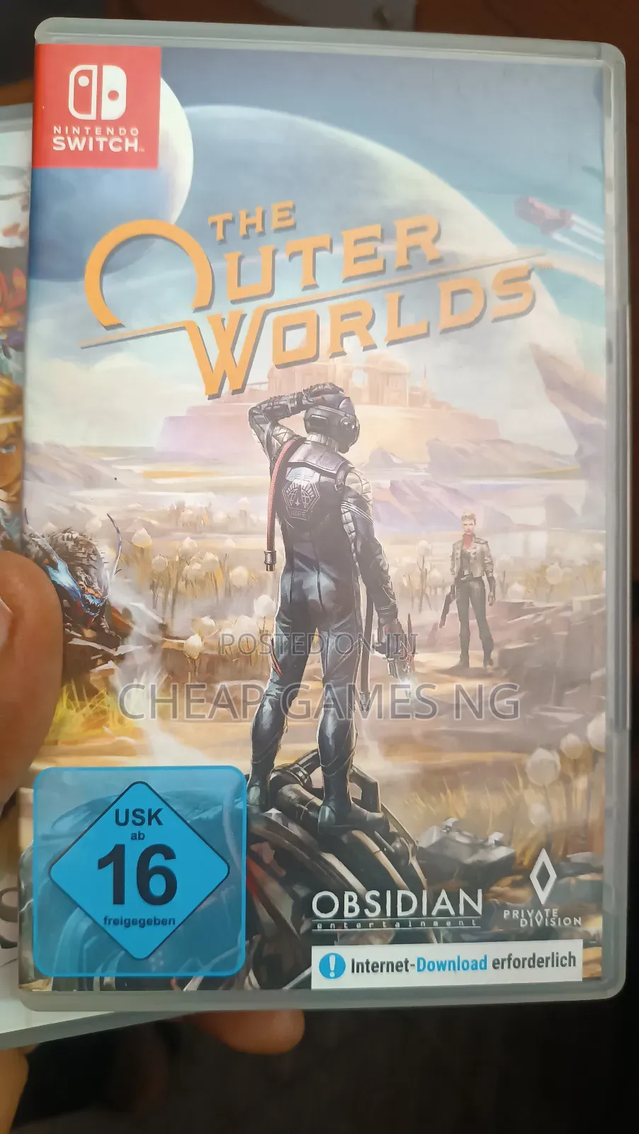 Nintendo Switch the Outer Worlds Used
